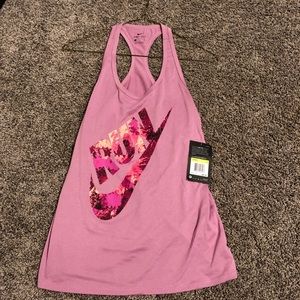 pink nike muscle tee
